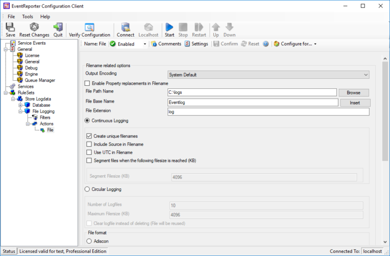 How to setup EventReporter to view Windows Eventlogs in Adiscon ...